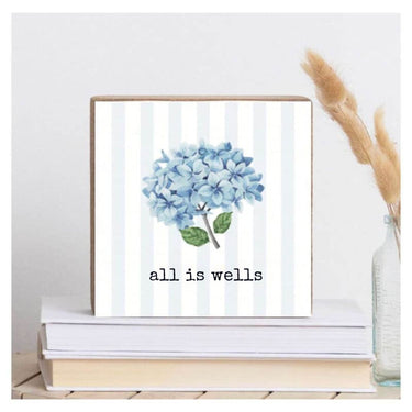 All is Wells™ Endless Summer Hydrangea Wood Block